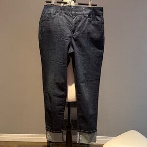 Talbots Casual Dark Blue Boyfriend Jeans